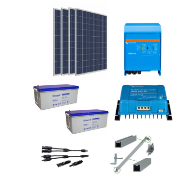 KIT OFF-GRID 1.000W INVERSOR CARGADOR KIT OFF-GRID 1.000W INVERSOR CARGADOR