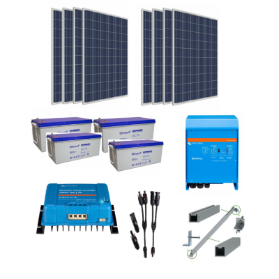 KIT OFF-GRID 2.000W INVERSOR CARGADOR KIT OFF-GRID 2.000W INVERSOR CARGADOR