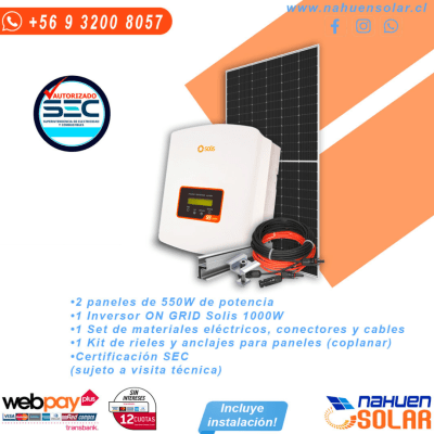 KIT ON GRID SOLIS 1[kW]