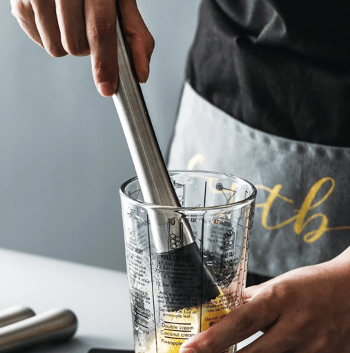 PACK BE A BARMAN HERRAMIENTAS DE BAR (SPOON BAR+MUDDLER+JIGGER DOBLE