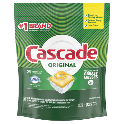 Lavavajilla Cascade Original Action Lemon 25 unidades Lavavajilla Cascade Original Action Lemon 25 unidades