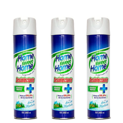 Pack Desinfectante de Ambientes Spray Home Sweet Home x 3 Pack Desinfectante de Ambientes Spray Home Sweet Home x 3