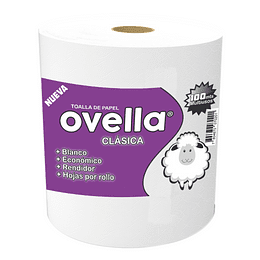Papel Toalla Ovella Clásica Pre-picada (Hoja Simple) Papel Toalla Ovella Clásica Pre-picada (Hoja Simple)