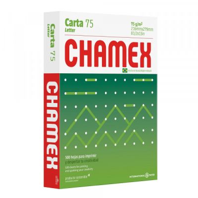 Resma Chamex 500 hojas tamaño carta Resma Chamex 500 hojas tamaño carta