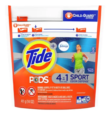 Detergente Tide 4 en 1 Sport Detergente Tide 4 en 1 Sport