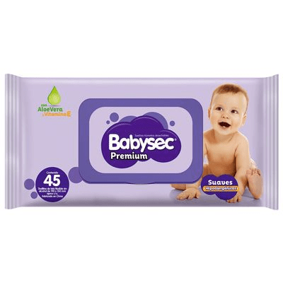 Toallitas Húmedas Babysec Premium 45 unidades Toallitas Húmedas Babysec Premium 45 unidades