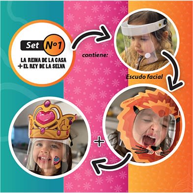 Escudo Facial 1: León + Reina Escudo Facial 1: León + Reina