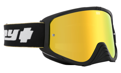 SPY MX Woot Race 25 Anniv Black Gold - HD Bronze with Gold Spectra Mirror - HD Clear SPY MX Woot Race 25 Anniv Black Gold - HD Bronze with Gold Spectra Mirror - HD Clear