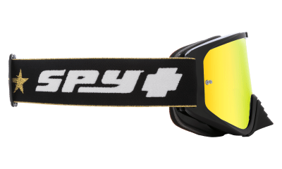 SPY MX Woot Race 25 Anniv Black Gold - HD Bronze with Gold Spectra Mirror - HD Clear SPY MX Woot Race 25 Anniv Black Gold - HD Bronze with Gold Spectra Mirror - HD Clear
