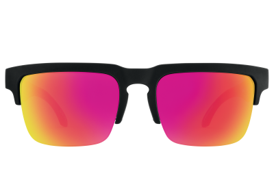 SPY SUN Helm 5050 Soft Matte Black Translucent Pink- HD Plus Gray Green with Pink Spectra Mirror SPY SUN Helm 5050 Soft Matte Black Translucent Pink- HD Plus Gray Green with Pink Spectra Mirror