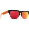SPY SUN Discord 5050 Soft Matte Black Translucent Orange - HD Plus Gray Green with Orange Spectra M1
