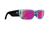 Genre Translucent Aqua Matte Black Happy Gray with Purple Spectra Mirror1