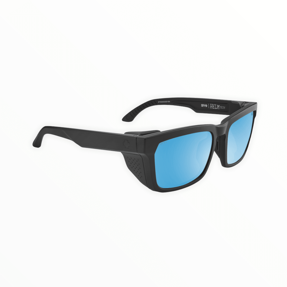Lunettes de soleil Spy Flynn Soft Matte Black Happy Boost Polar Black Mirror - Eté 2026