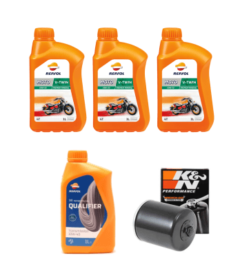 KIT MANTENCION BASICO SPORTSTER 2004+ NEGRO