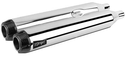 Harley Davidson Touring (2017-23) Chrome w/ Carbon Endcap