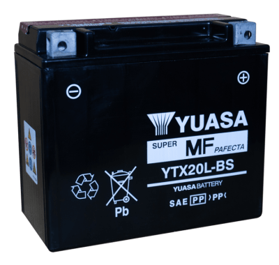BATERIA YUASA YTX20L-BS PARA SOFTAIL Y DYNA