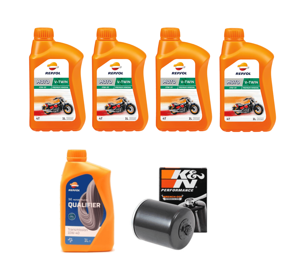 KIT MANTENCION BASICO TOURING VTWIN NEGRO1