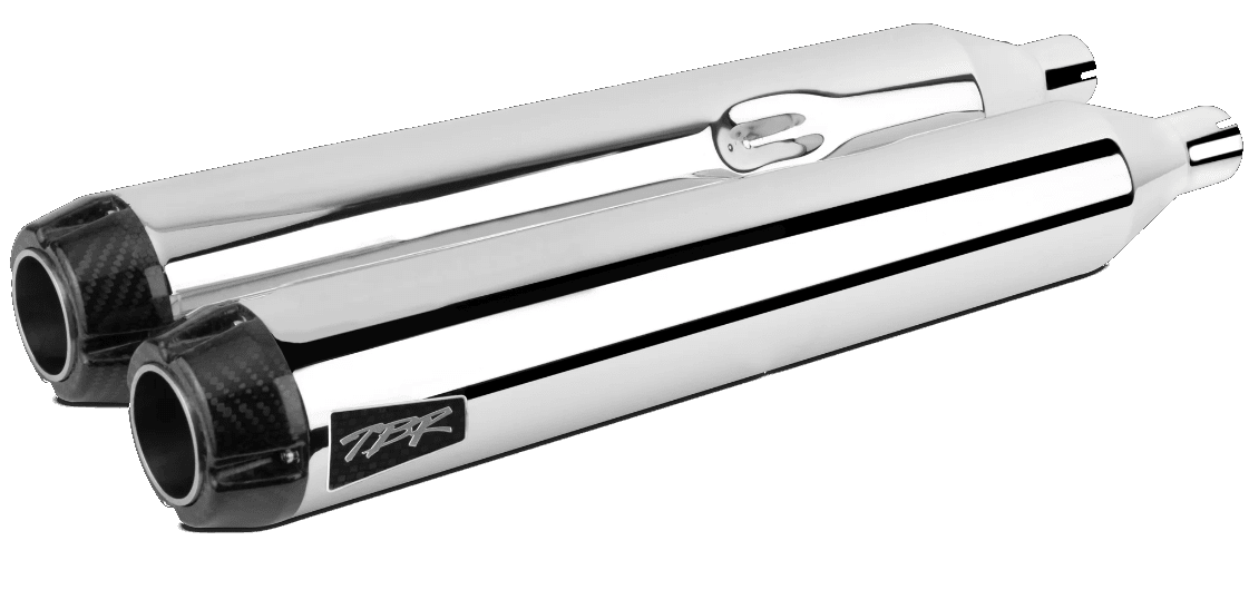 Harley Davidson Touring (2017-23) Chrome w/ Carbon Endcap1