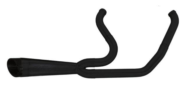 Harley Davidson Touring (2017+) Turnout Shorty 2-1 Black Full System1