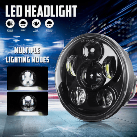 Led Sportster, Dyna Negro1