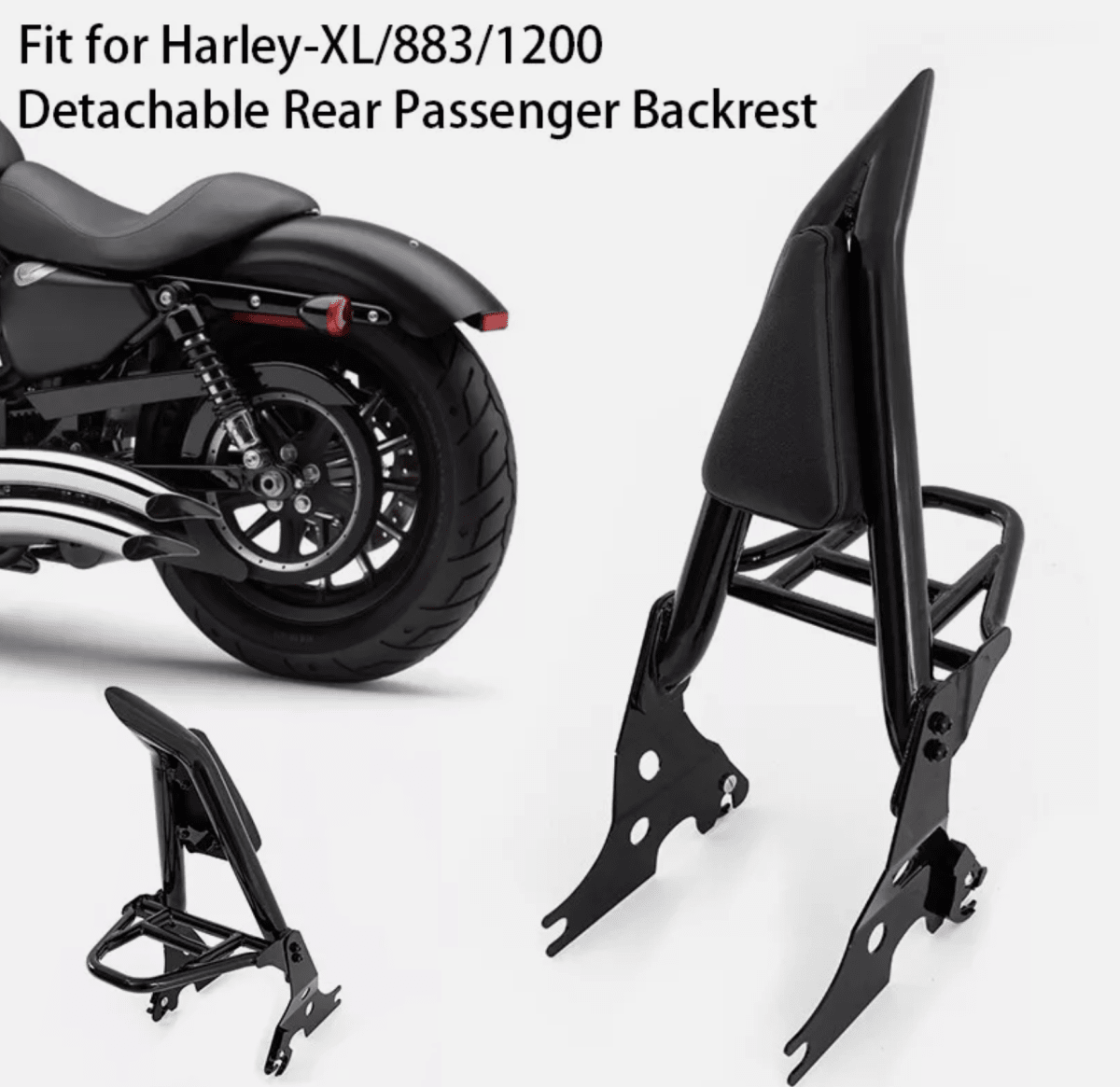 Sissy Bar con Parrilla para Sportster1