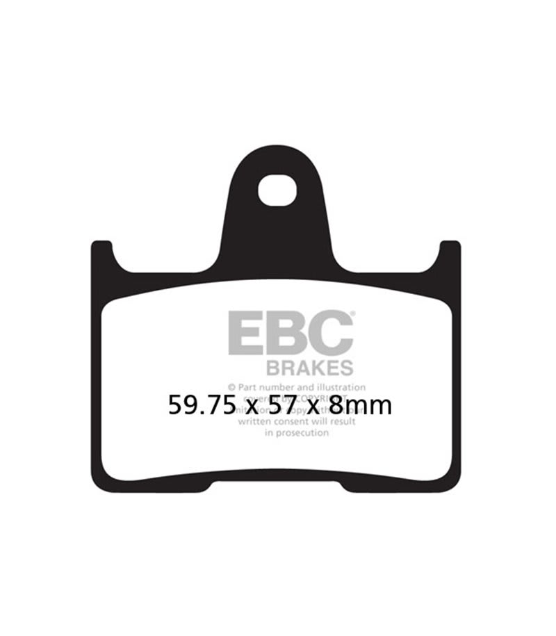 PASTILLAS TRASERAS SPORTSTER 2014 - 2021 EBC2