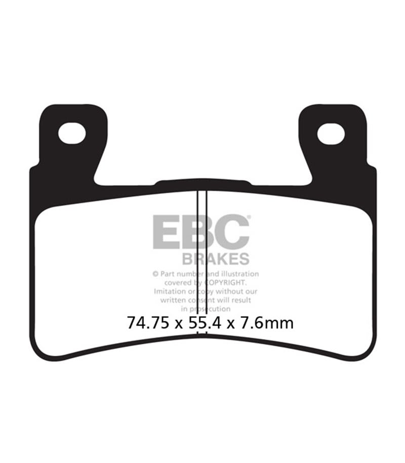PASTILLAS DELANTERAS SOFTTAIL 2015 - 2023 EBC2