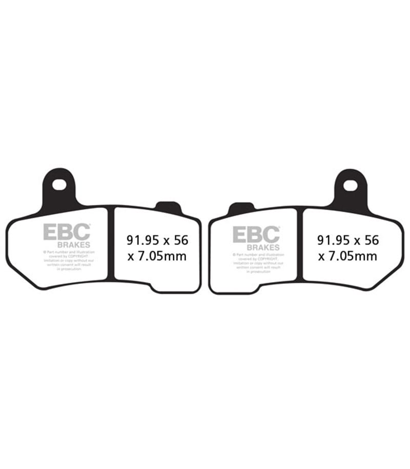 PASTILLAS DELANTERAS TOURING 2008 - 2021 EBC2