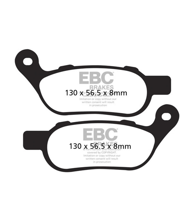 PASTILLAS TRASERAS SOFTTAIL 2008 - 2017 EBC2
