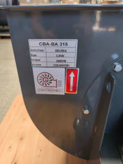 EXTRACTOR CENTRÍFUGO PARA COCINA CBA-BA 315  2,2  KW 2900 RPM, 380V
