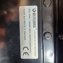 EXTRACTOR CENTRIFUGO LXFFD2E146/190-M92/45-B232