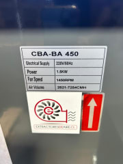 EXTRACTOR CENTRÍFUGO PARA COCINA CBA-BA 450 1.5 KW, 220V