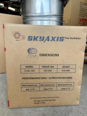 EXTRACTOR EÓLICO INDUSTRIAL 12'' - 300 MM ACERO INOXIDABLE