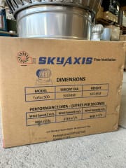 EXTRACTOR EÓLICO INDUSTRIAL 20'' - 500 MM ACERO INOXIDABLE