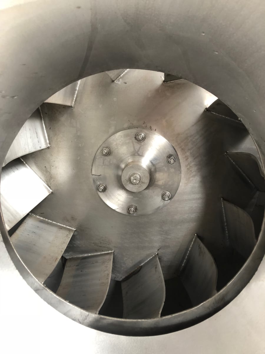 VENTILADOR CENTRÍFUGO INOXIDABLE 316 L SIN MOTOR | Extractores de aire