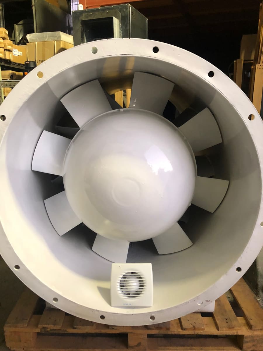 VENTILADOR DE TÚNEL JET FAN ZITRON 900 MM 45 KW Extractores de aire