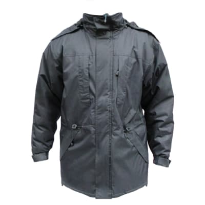 PARKA LARGA ACOLCHADA NEGRO 4XL