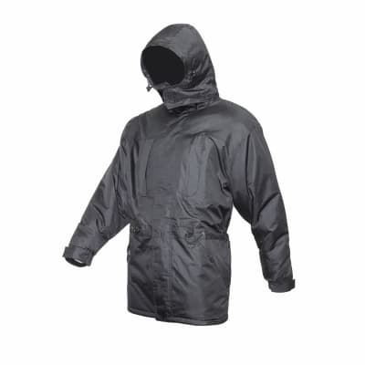 PARKA LARGA ACOLCHADA NEGRO 4XL