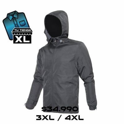 CASACA TASLAN 3XL NEGRO