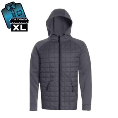 CHAQUETA ACOLCHADA GRIS PIZARRA