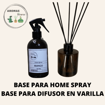 Base Home Spray - Mikados - Difusores con Varilla - ** SIN AROMA **