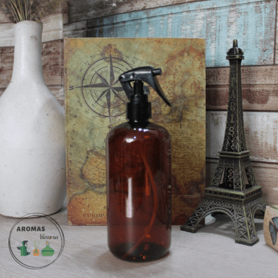 BOTELLA PET AMBAR 500 ML CON GATILLO PACK 10 UNIDADES