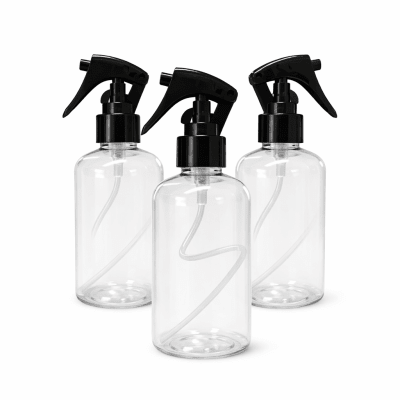 BOTELLA PET TRANSPARENTE 250 ML CON GATILLO PACK 10 UNIDADES