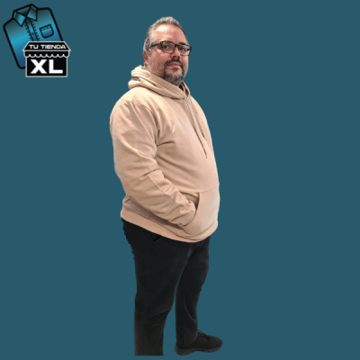 POLERON CANGURO BEIGE