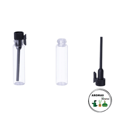 FRASCO DE MUESTRA 1 ML CON TAPA (PACK 10 UNIDADES)