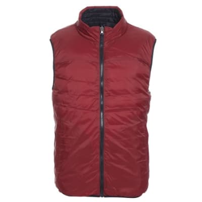 PARKA SIN MANGA REVERSIBLE NEGRO - BURDEO