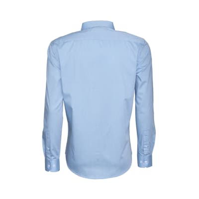 CAMISA LISA CELESTE CLARO