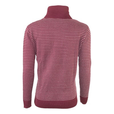 SWEATER CUELLO CRUZADO BURDEO