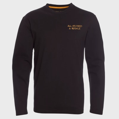 POLERA MANGA LARGA NEGRO DISEÑO