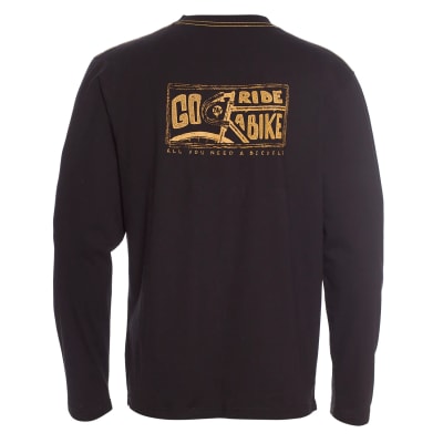 POLERA MANGA LARGA NEGRO DISEÑO